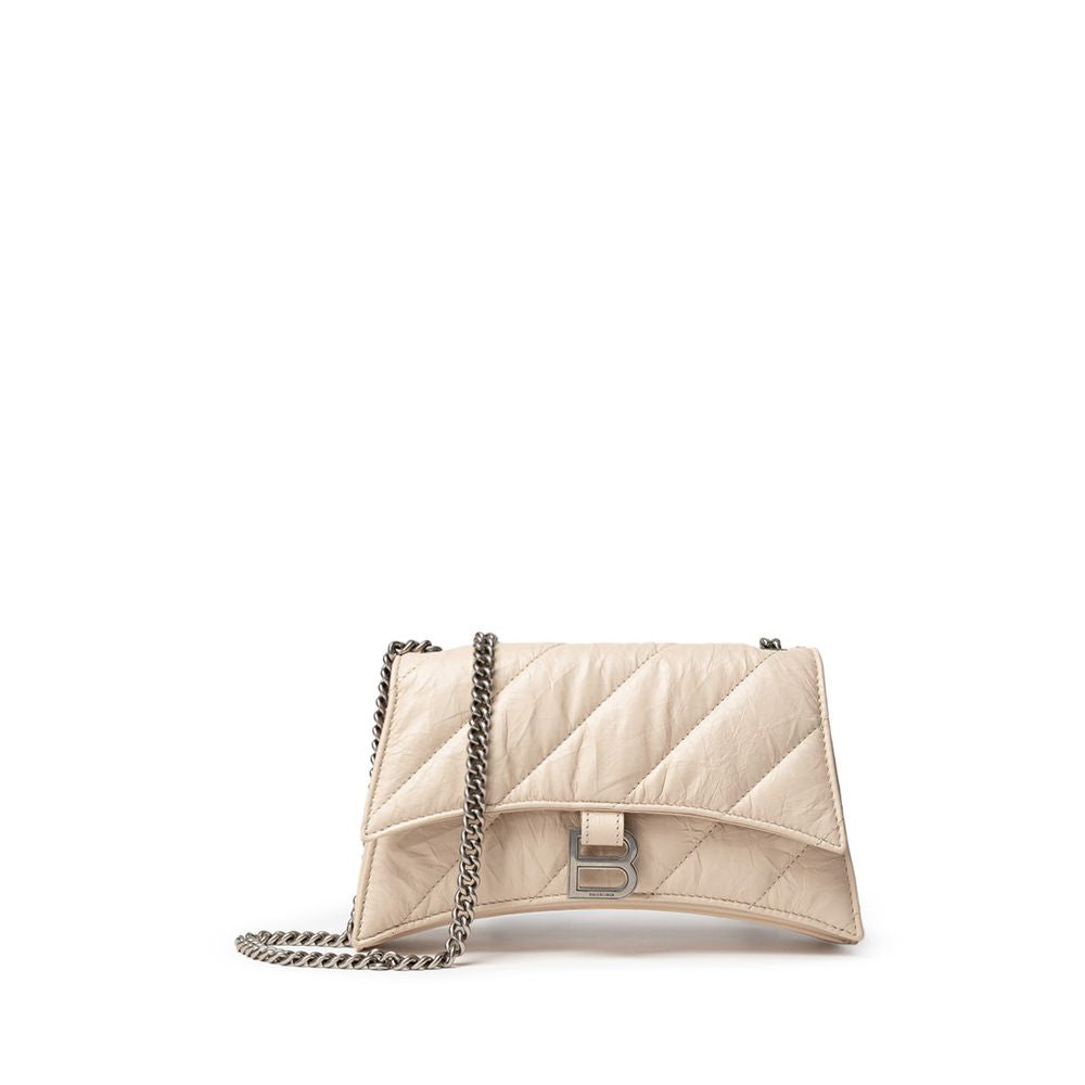 Balenciaga - Beige Leather Shoulder Bag