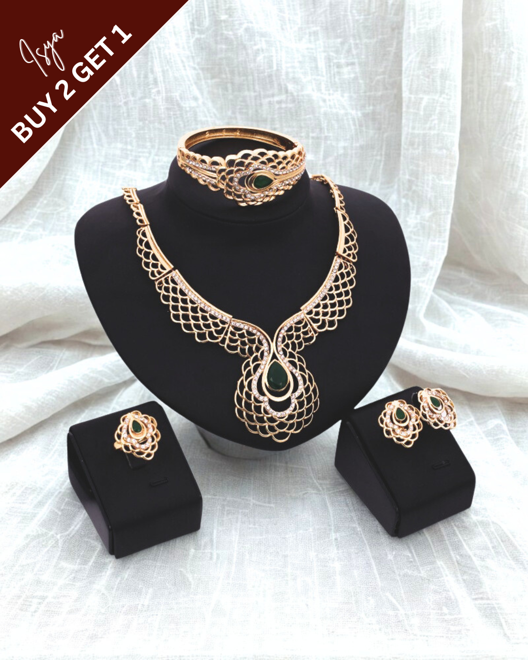 Ishara – 4-Piece Statement Jewellery Set