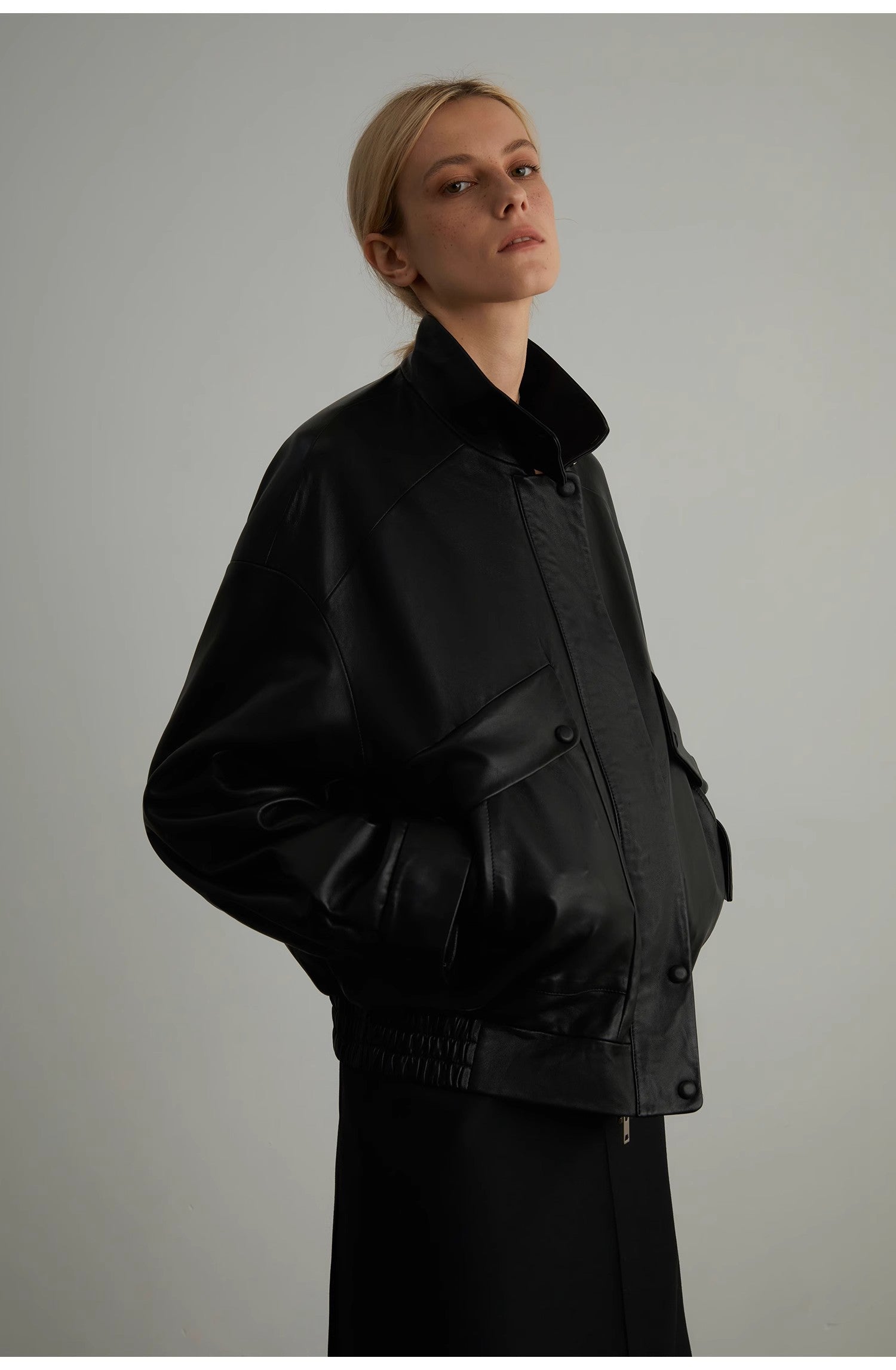 Loveless Muse - Brown Retro Genuine Sheep Leather Women's Motorcycle Jacket