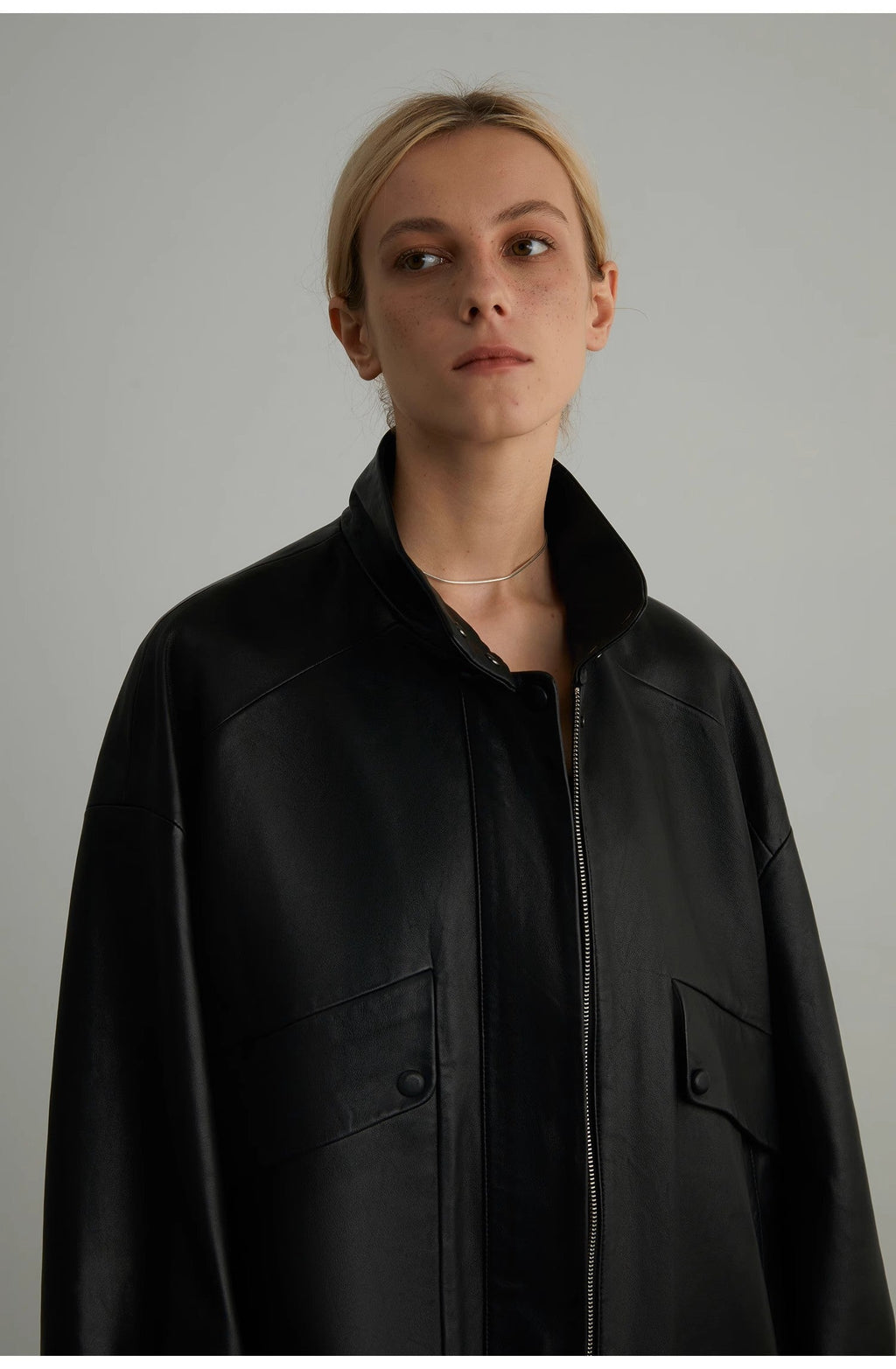 Loveless Muse - Brown Retro Genuine Sheep Leather Women's Motorcycle Jacket