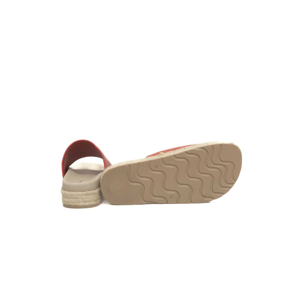 Cerruti 1881 - Red Calfskin Women Sandal