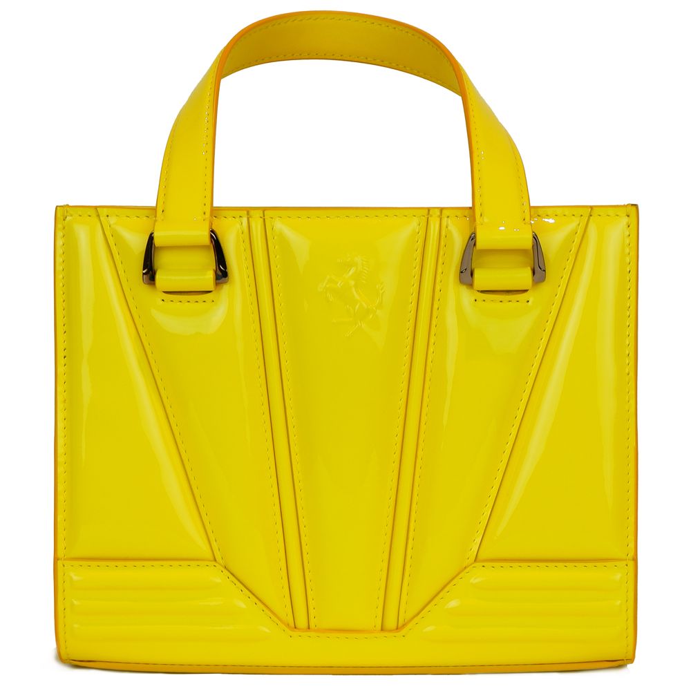 Ferrari - Yellow Leather Handbag