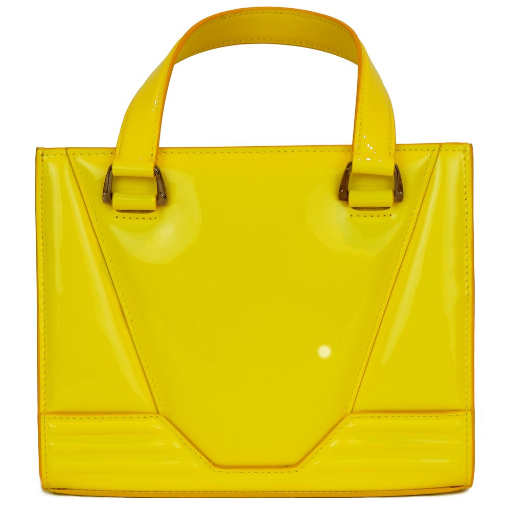 Ferrari - Yellow Leather Handbag