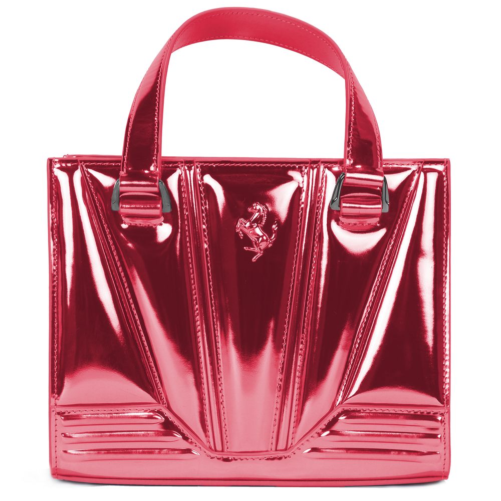 Ferrari - Fuchsia Leather Handbag