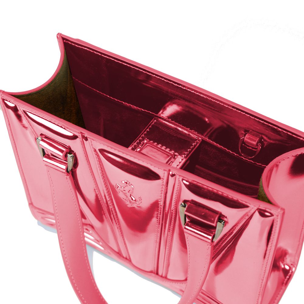 Ferrari - Fuchsia Leather Handbag