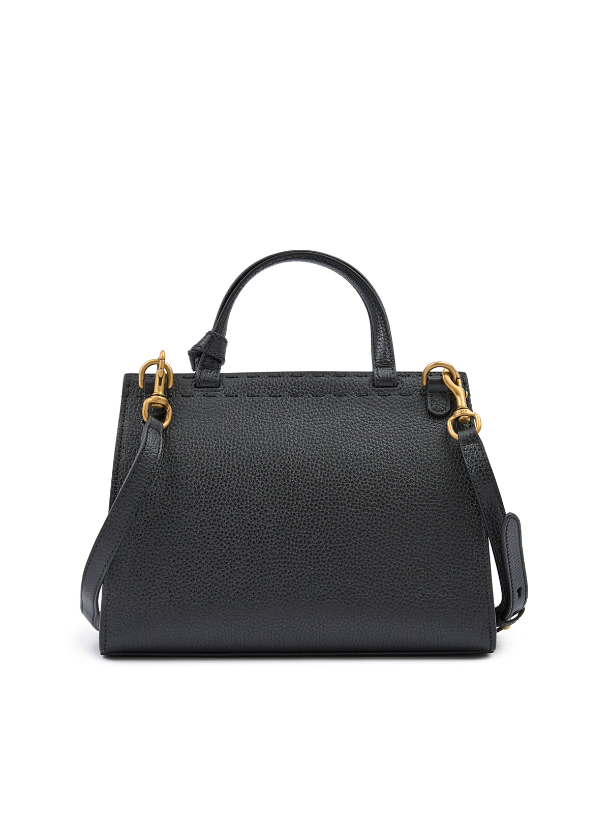 Gucci - Black Leather GG Marmont Handbag