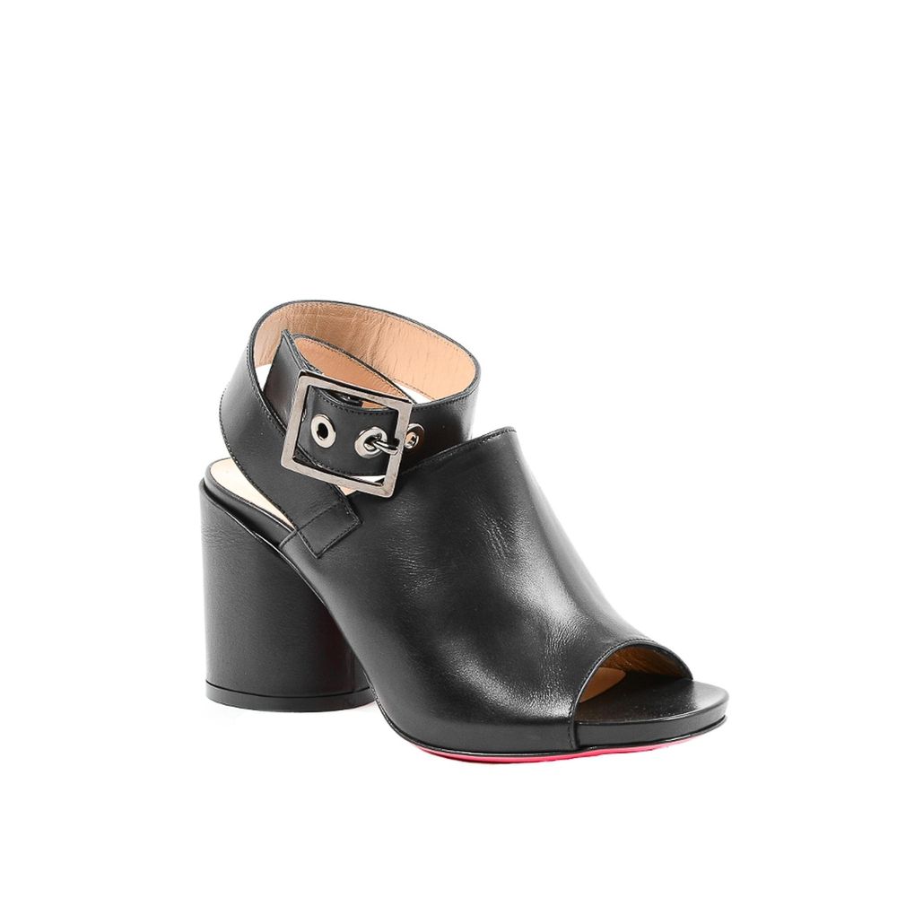 Dee Ocleppo - Black Leather Sandal