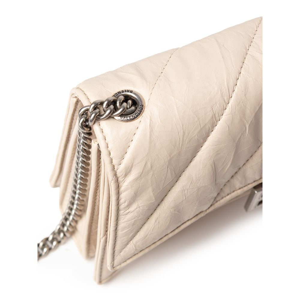 Balenciaga - Beige Leather Shoulder Bag
