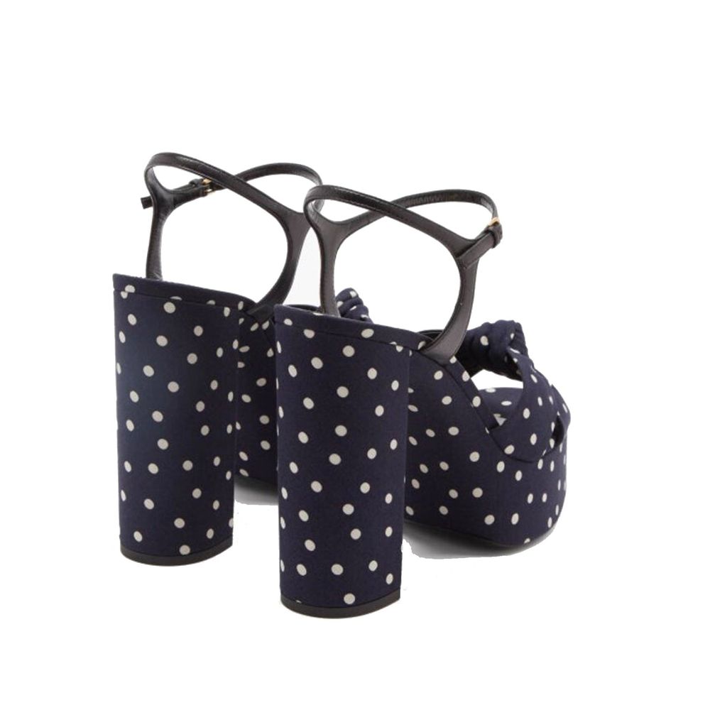 Saint Laurent - Bianca Polka-Dot Sandals
