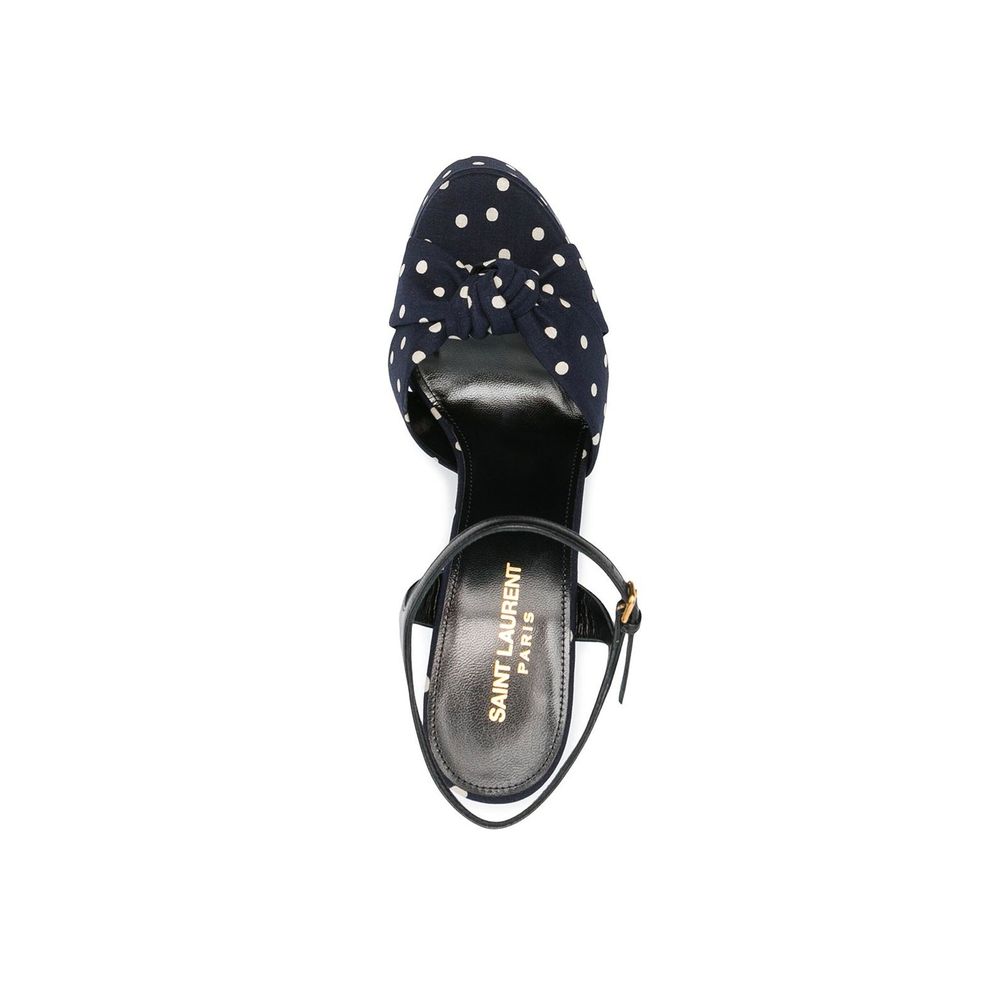 Saint Laurent - Bianca Polka-Dot Sandals