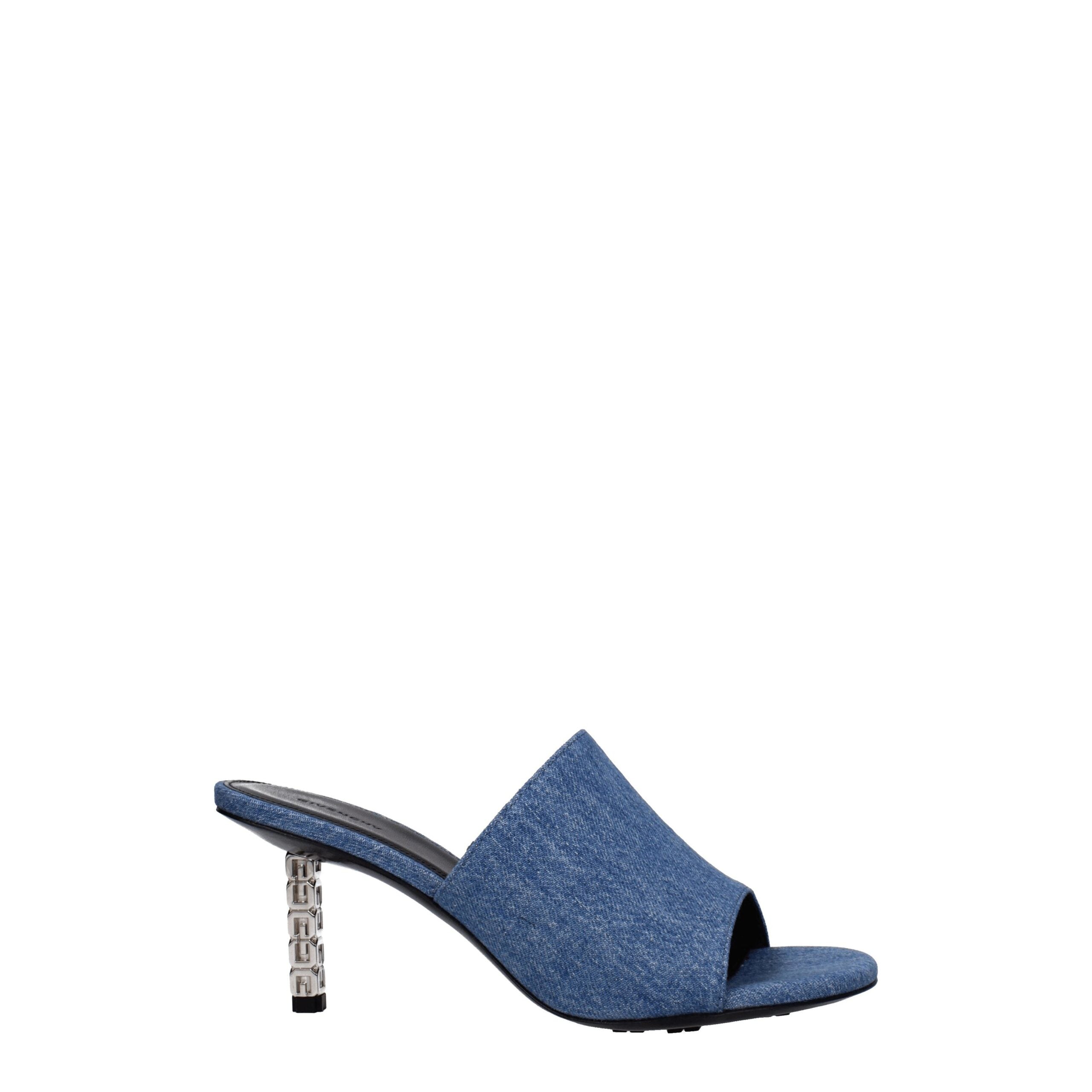Givenchy - Sandals Women Fabric Blue/Denim