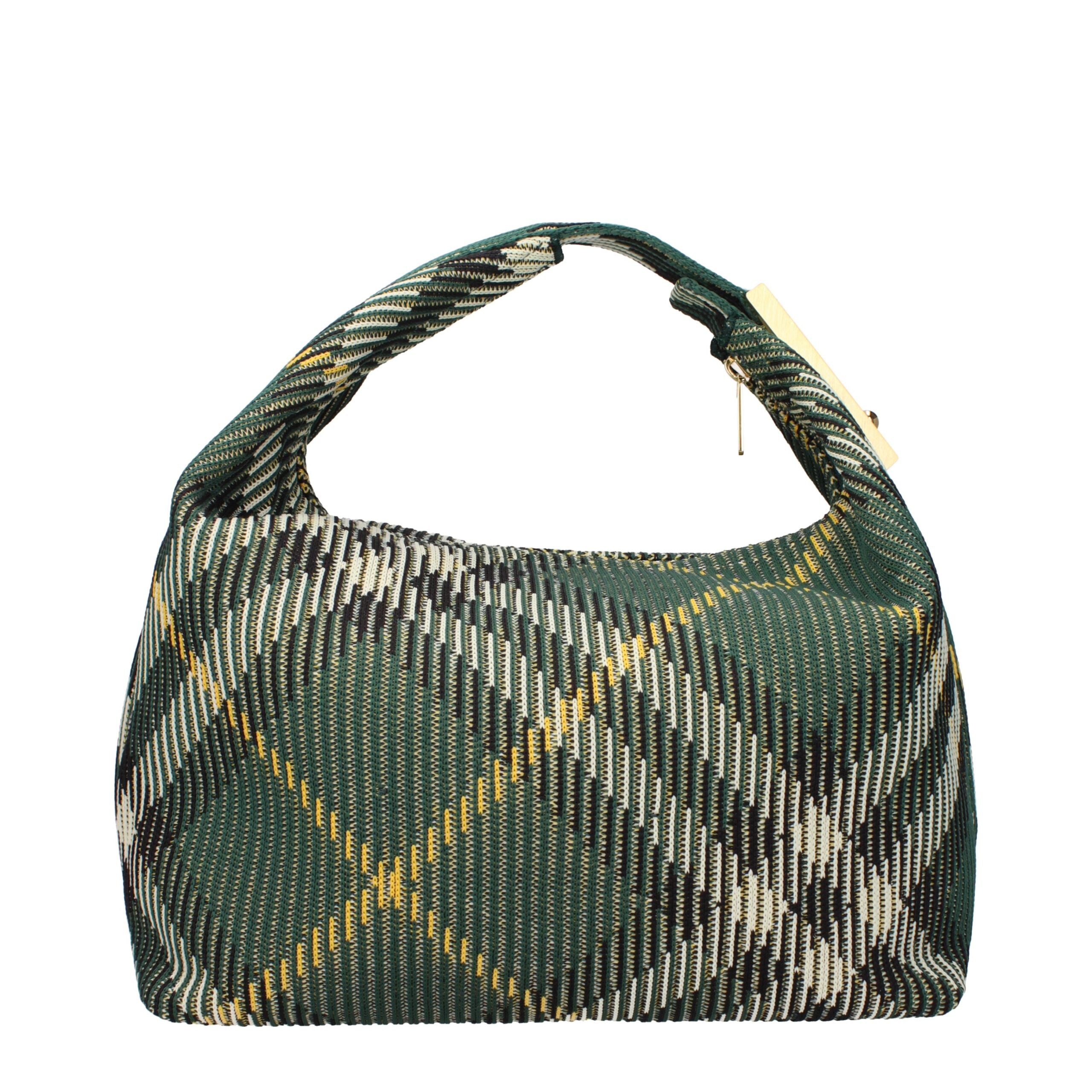 Burberry - Medium Peg chek-pattern shoulder bag