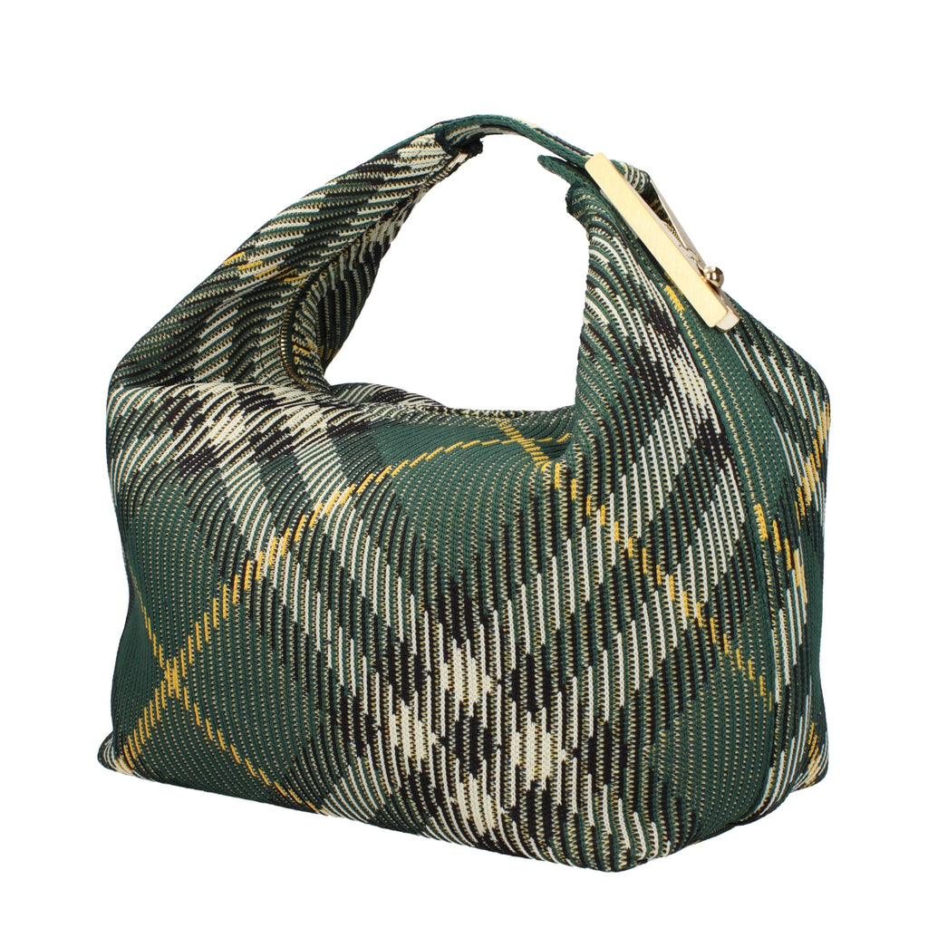 Burberry - Medium Peg chek-pattern shoulder bag