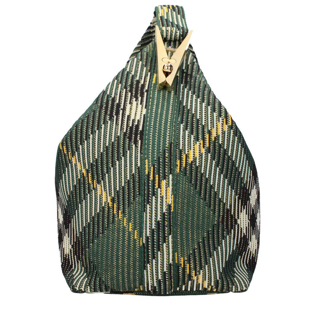Burberry - Medium Peg chek-pattern shoulder bag