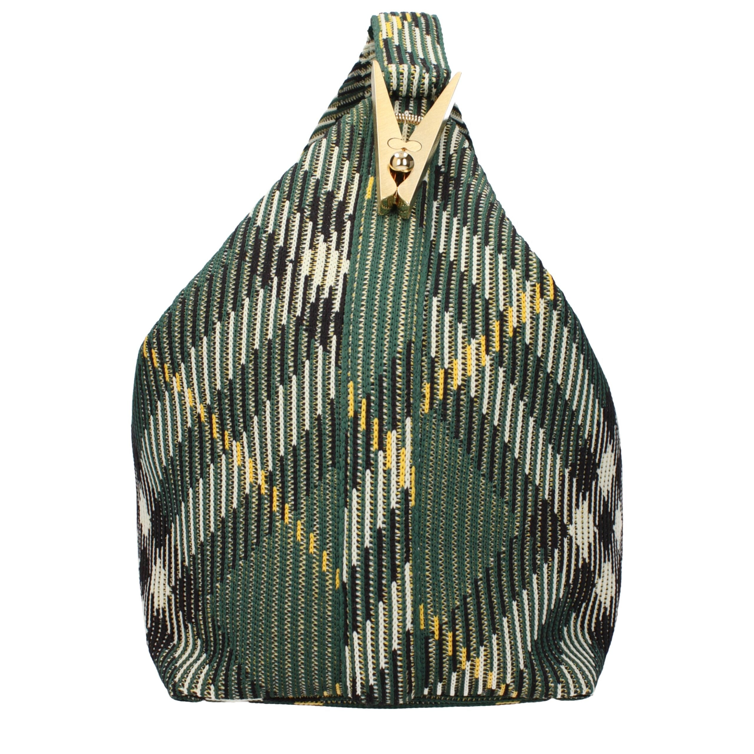 Burberry - Medium Peg chek-pattern shoulder bag