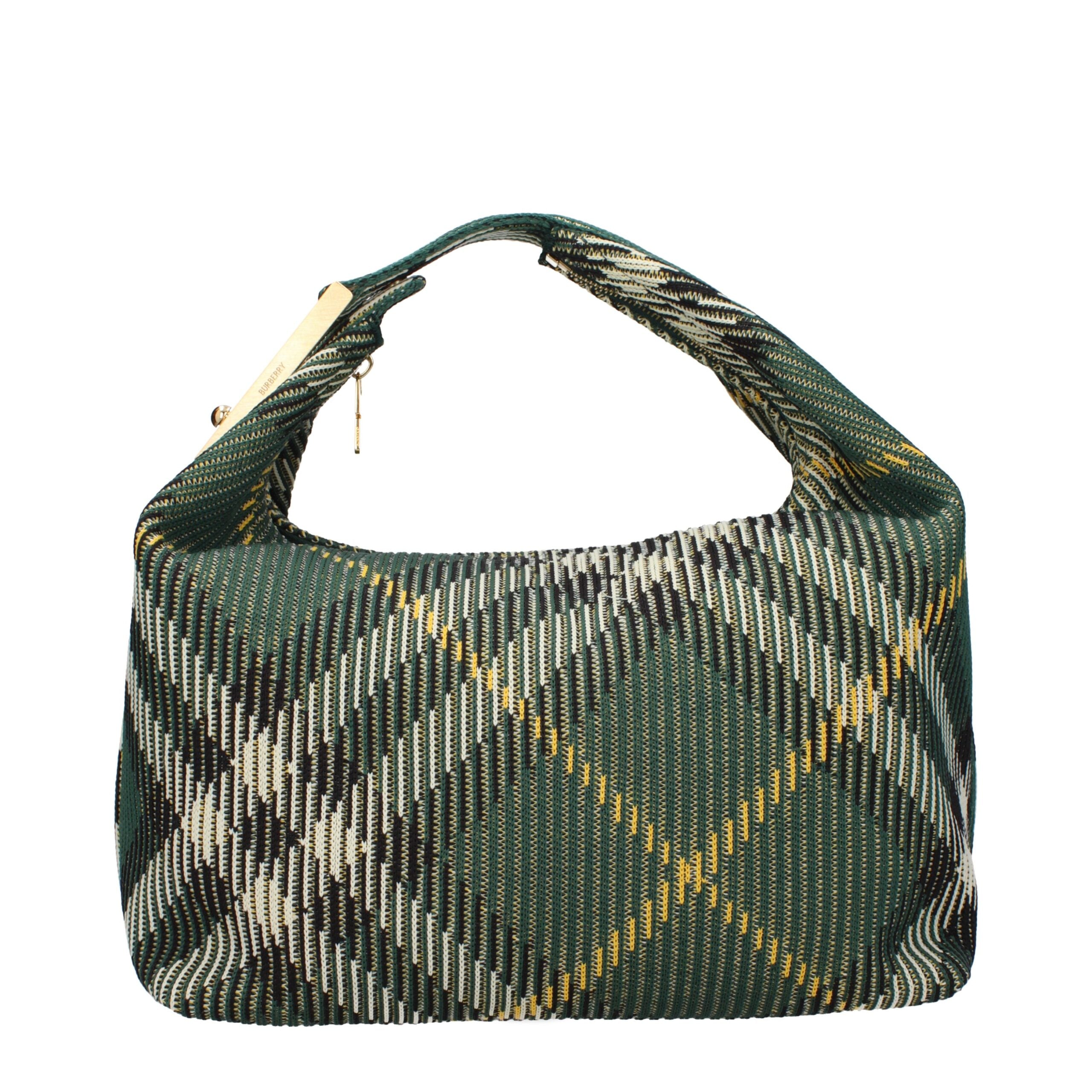 Burberry - Medium Peg chek-pattern shoulder bag