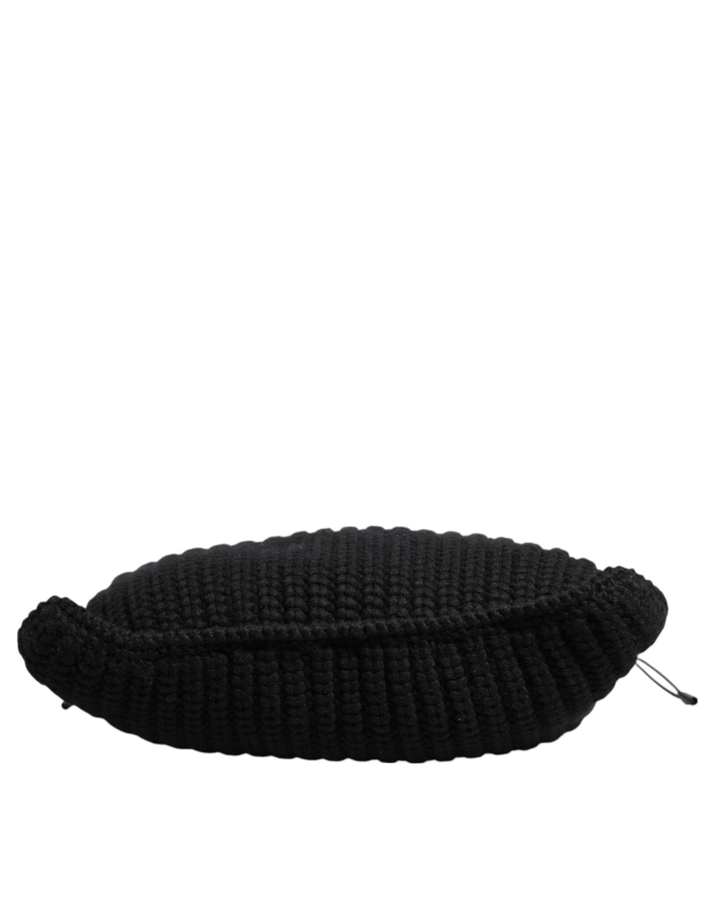 Dolce & Gabbana - Black Cashmere Knitted Leather Shoulder Women Borse Bag