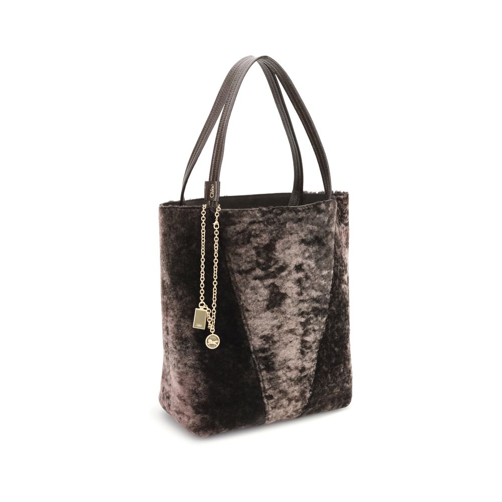 Chloé - Spin Shearling Tote Bag