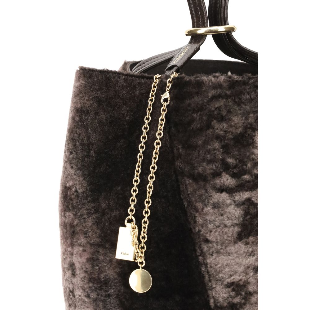 Chloé - Spin Shearling Tote Bag