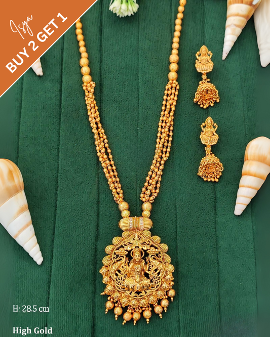 Bhavisha – Lakshmi Mata Ball Chain Pendant Set