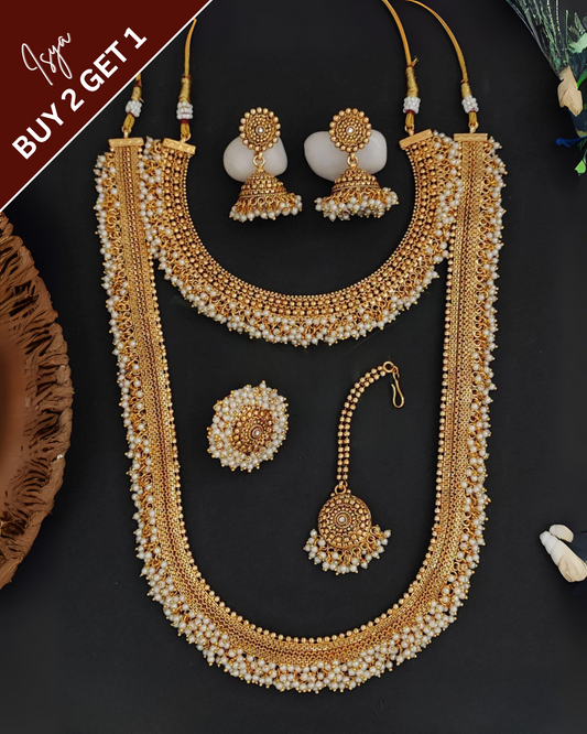 Kovilam – Antique Designer Combo Necklace Set