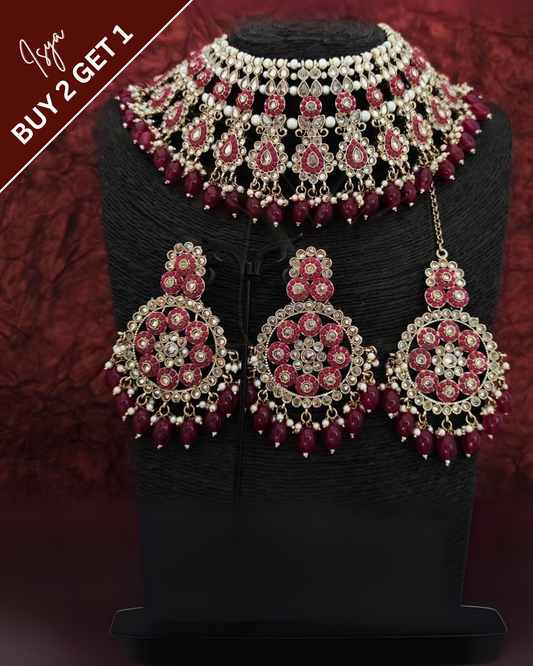 Sharanya – Mehendi Polish Designer Choker Set