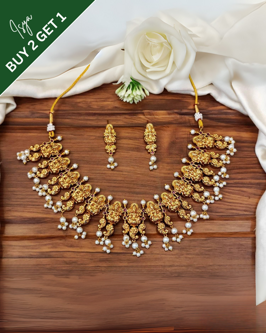Sharvika – Temple Party Wear Necklace Set